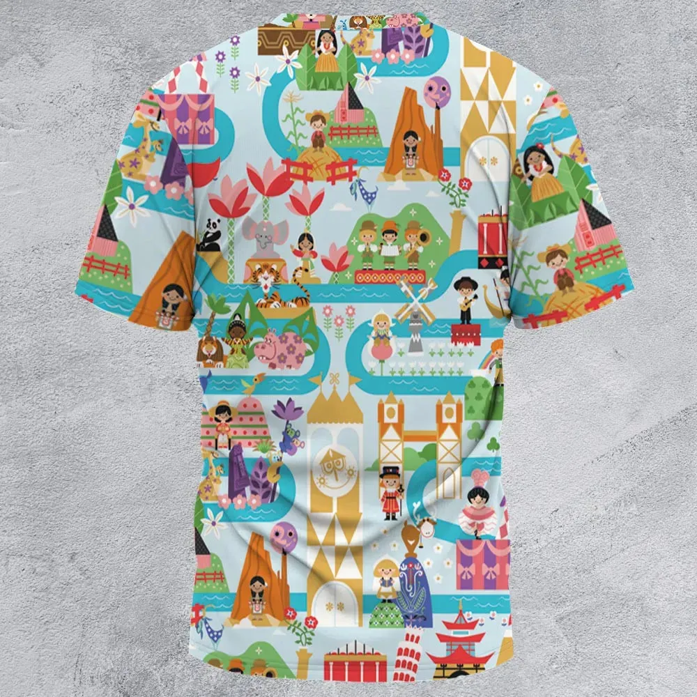 It's Small World Map All-Over Print Unisex T-Shirt - 2
