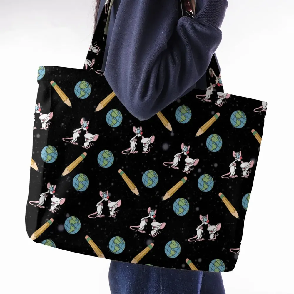 Geek Drip Pinky and The Brain Large Tote Bag - 2