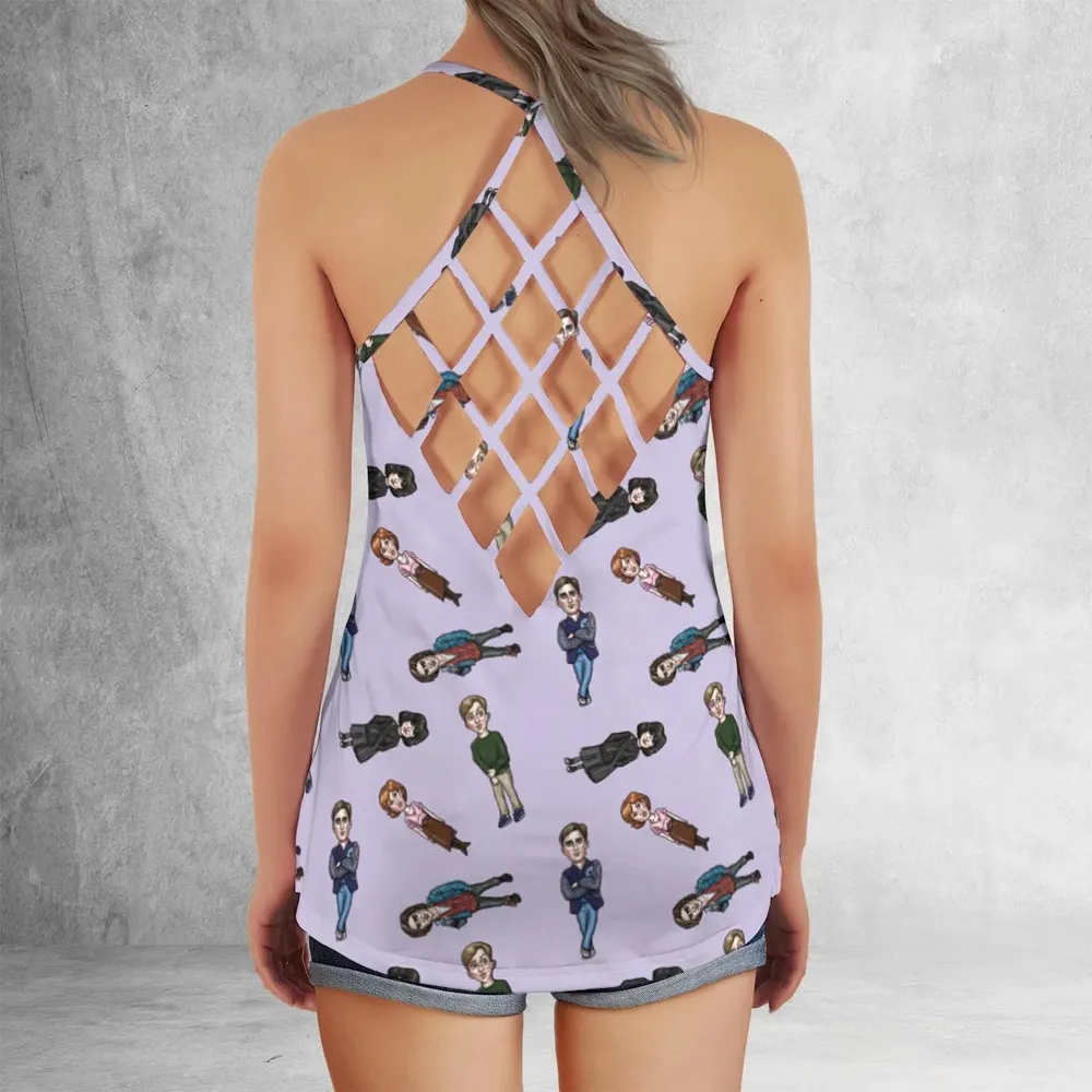 Cult Classic The Breakfast Club Criss Cross Tank Top - 3