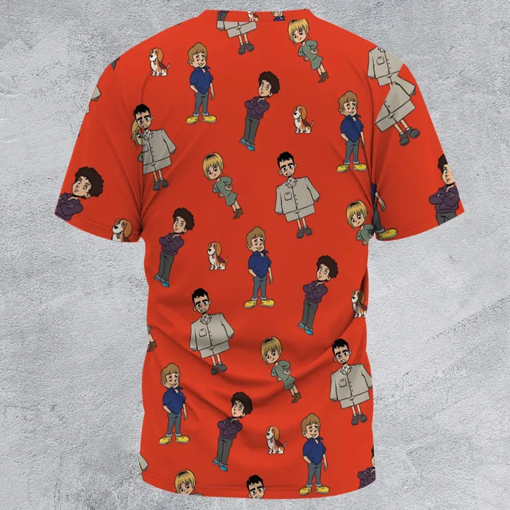 Lil Talking Heads All-Over Print Unisex T-Shirt - 2