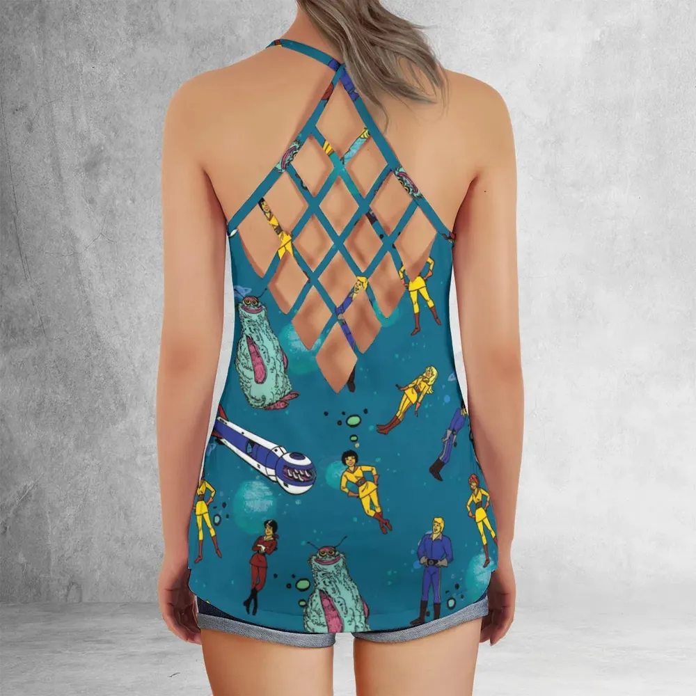 Josie And The Pussy Cats in Outer Space Criss Cross Tank Top - 3