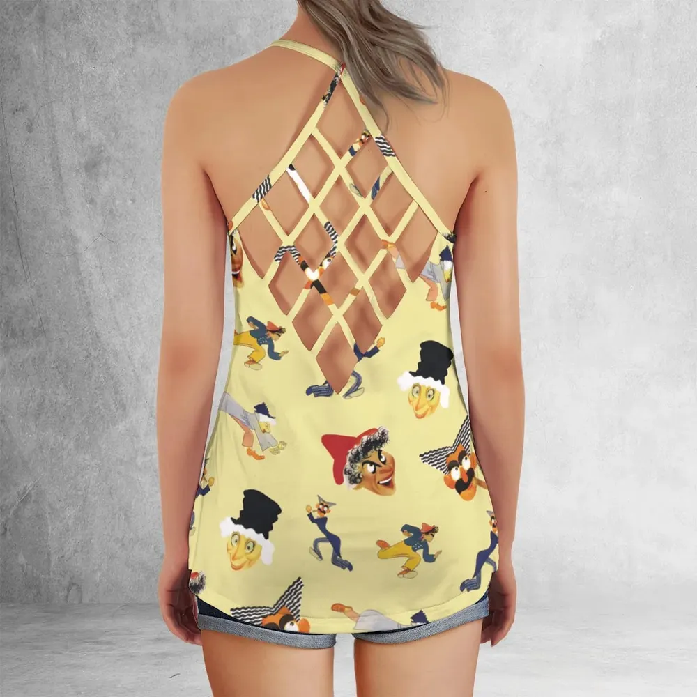 Room Service The Marx Bros Criss Cross Tank Top - 3