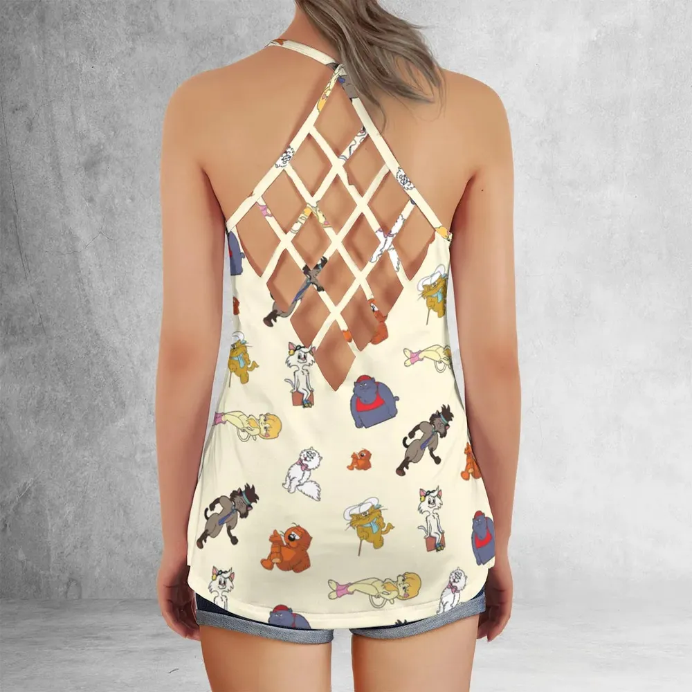 Heathcliff and the Catillac Cats Criss Cross Tank Top - 3