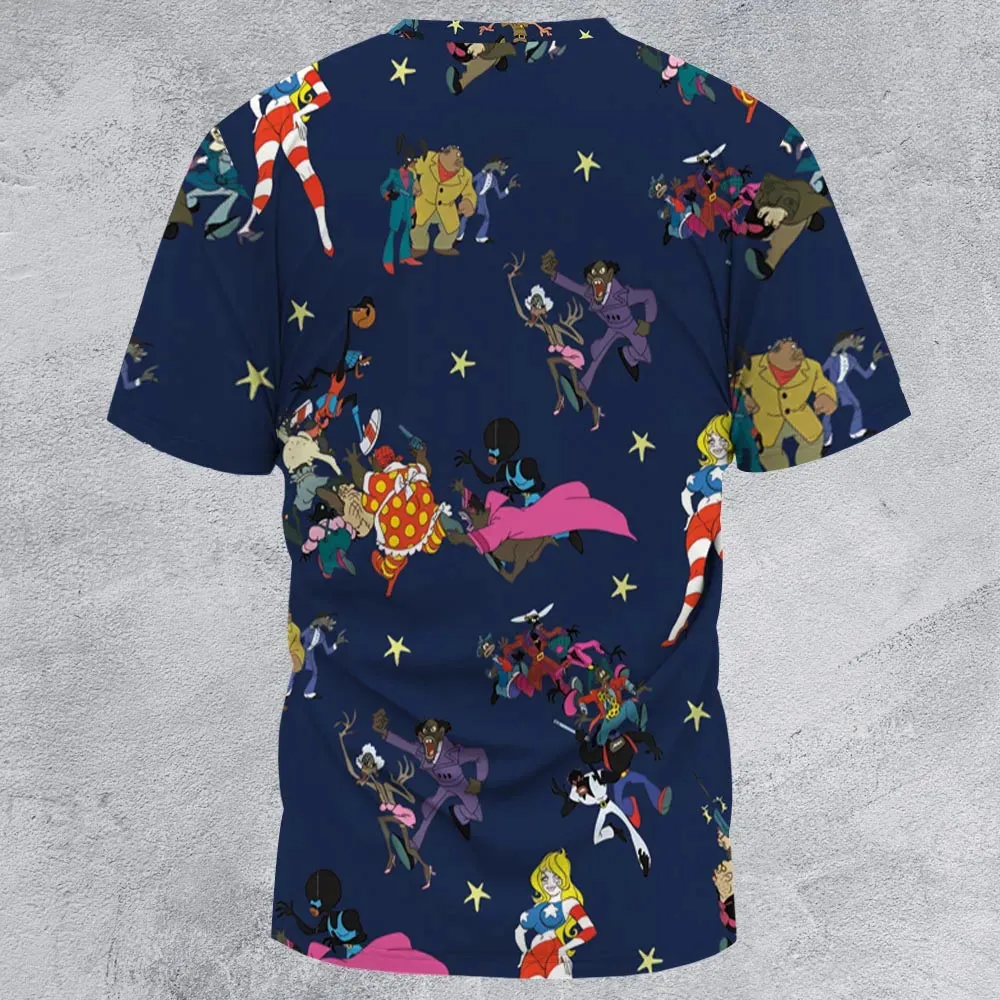 Coonskin Characters Ralph Baskin All-Over Print Unisex T-Shirt - 2