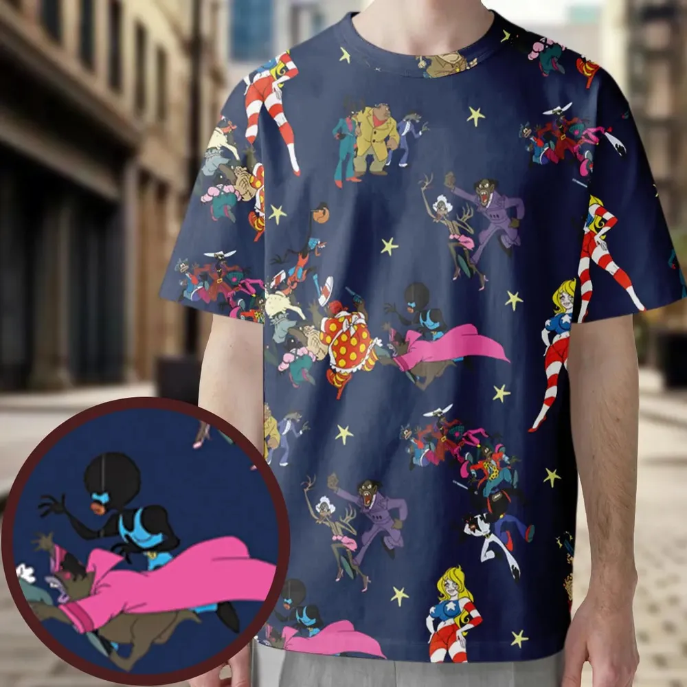 Coonskin Characters Ralph Baskin All-Over Print Unisex T-Shirt - 3