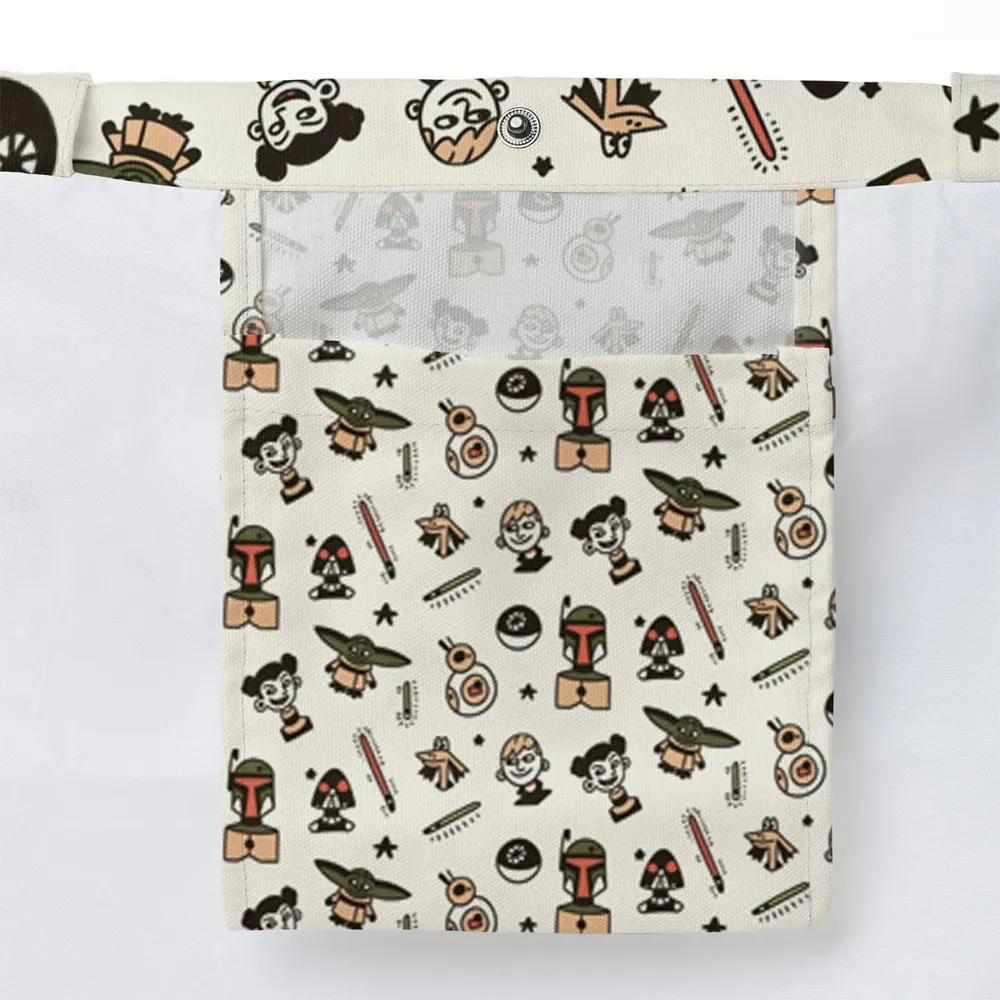 Retro Galaxy Star Wars Large Tote Bag - 3