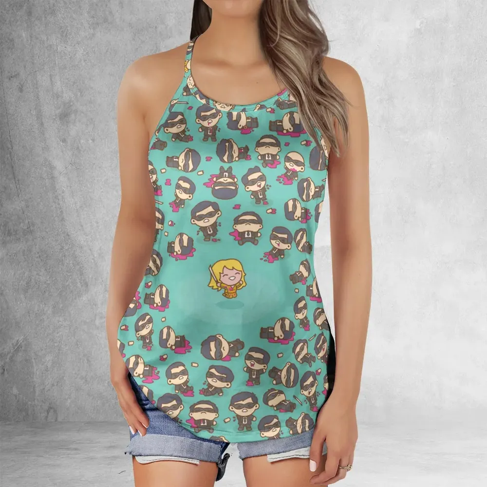 Kill Bill Drip Criss Cross Tank Top - 2