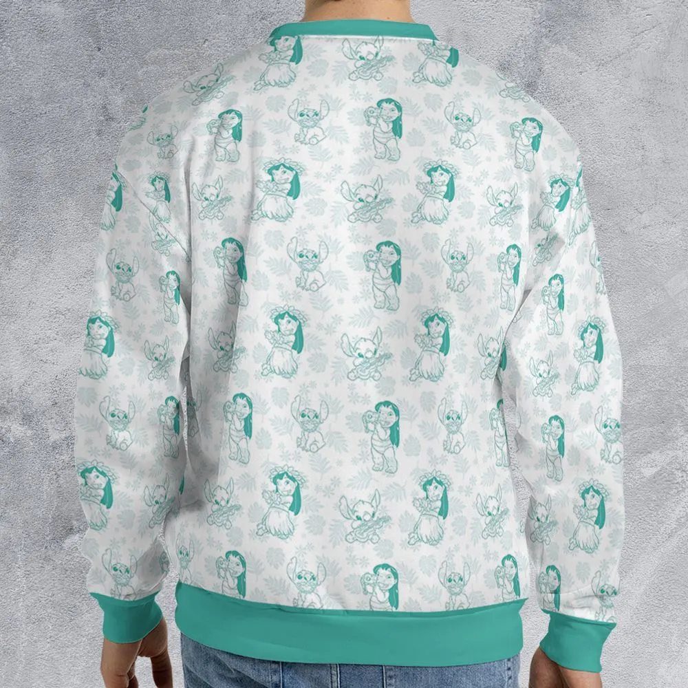 All-over Print Sweatshirt - BQ9XJJ8H -  - 2