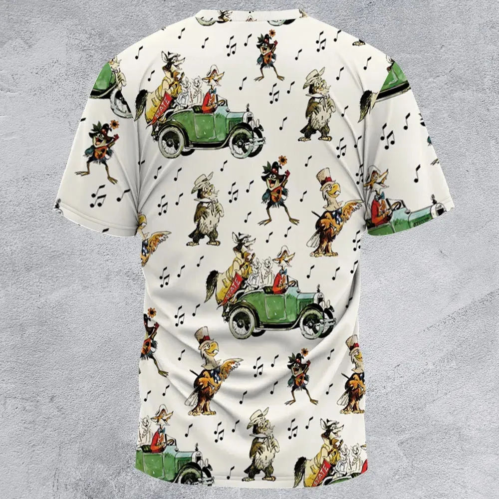 America Sings Characters All-Over Print Unisex T-Shirt - 2