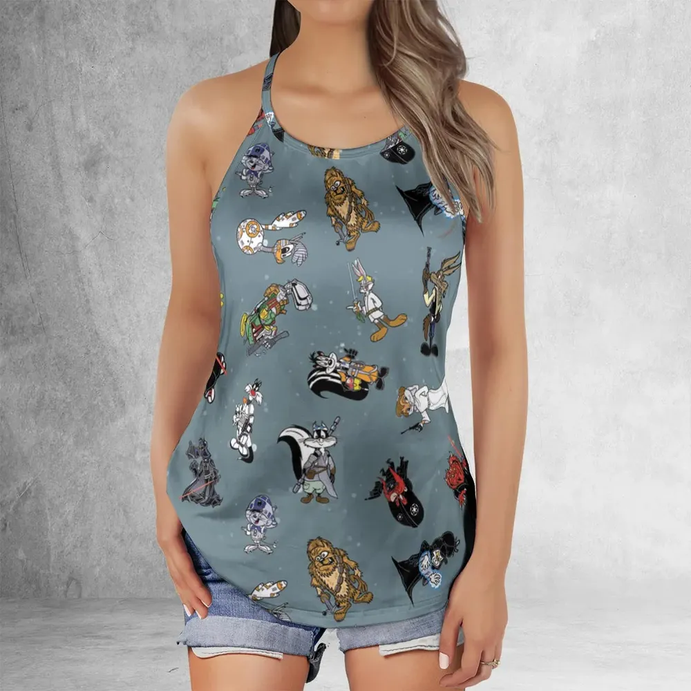Looney Wars Criss Cross Tank Top - 2