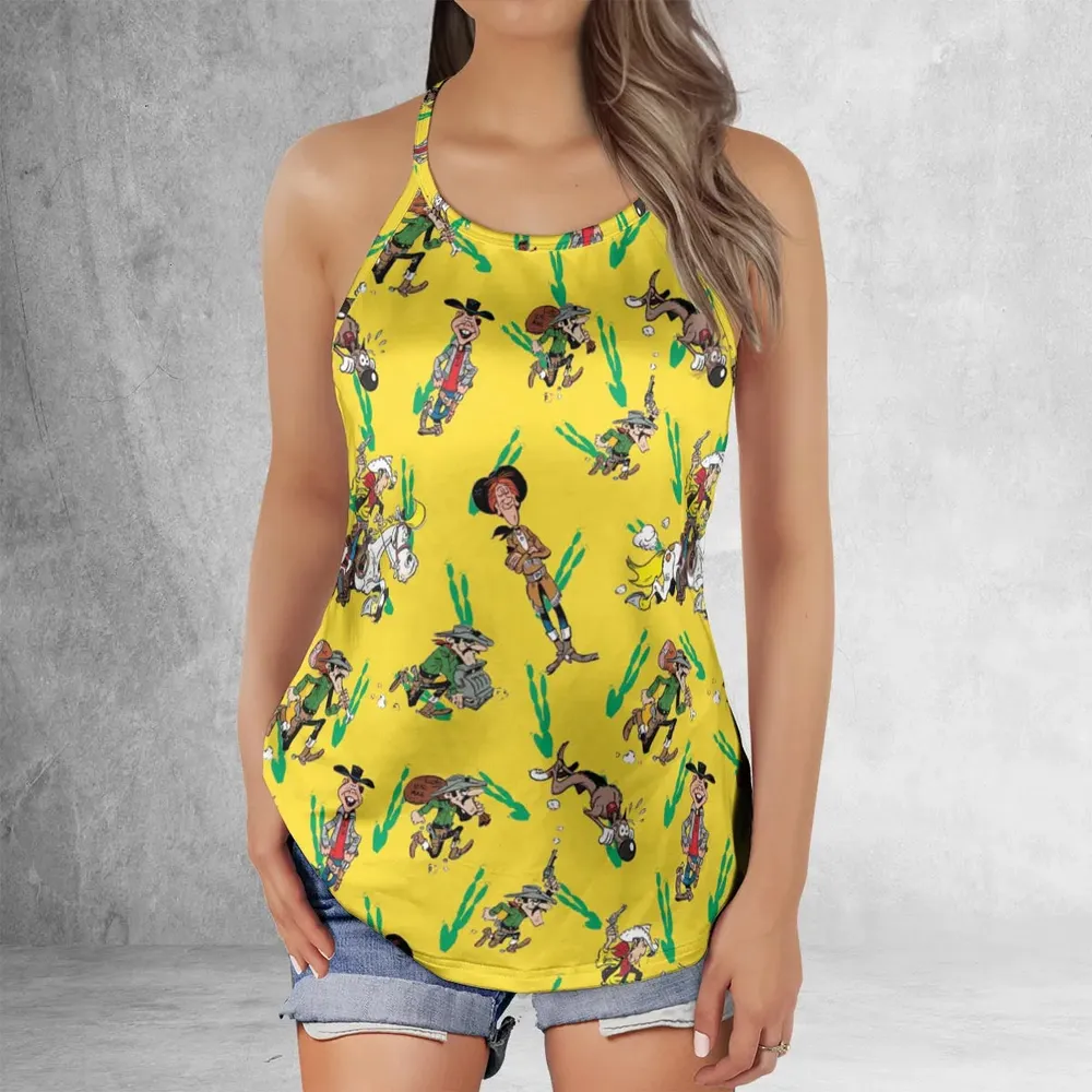 Dead End City Lucky Luke Criss Cross Tank Top - 2