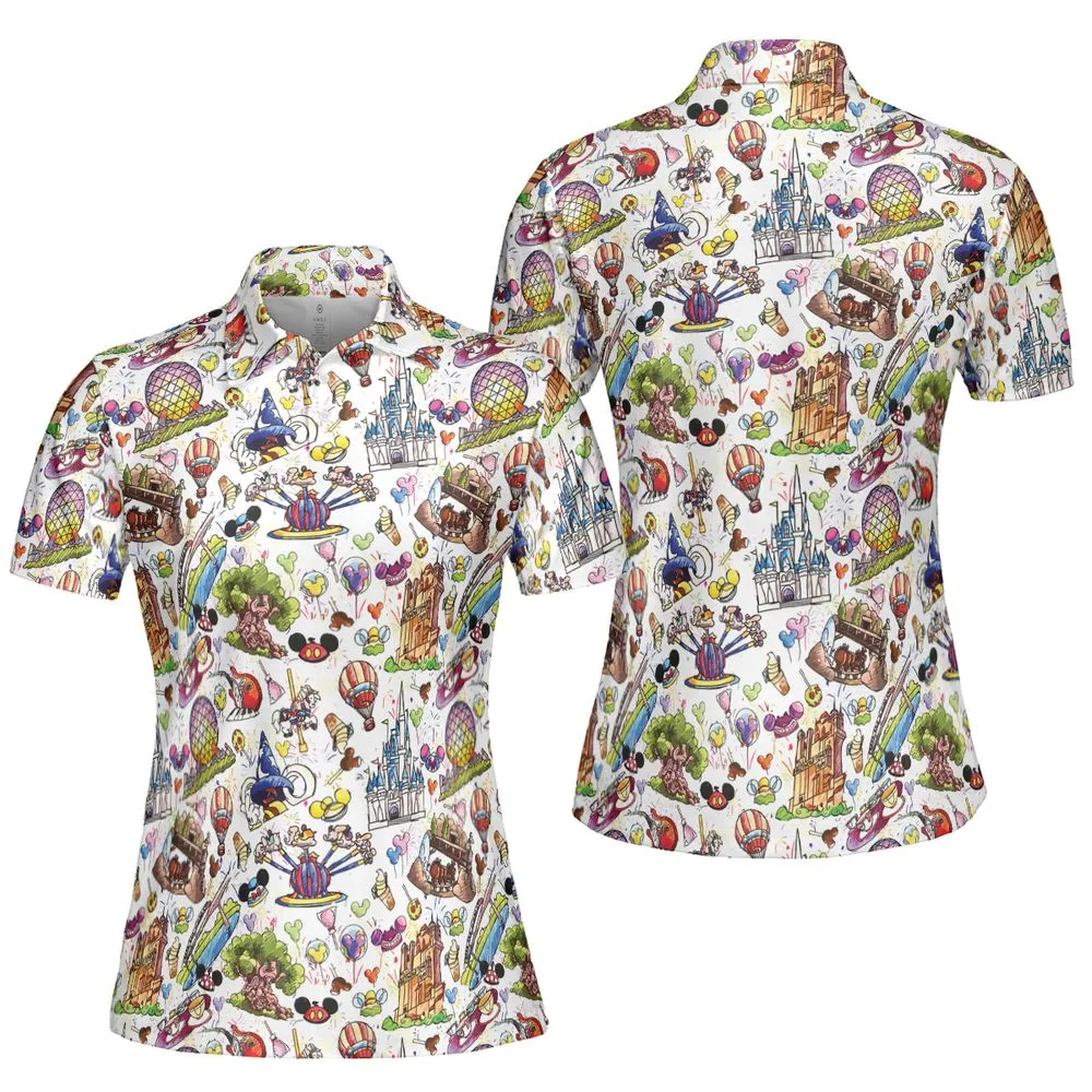 AOP Men/Women Polo Shirt - F18NC6MG -  - 5