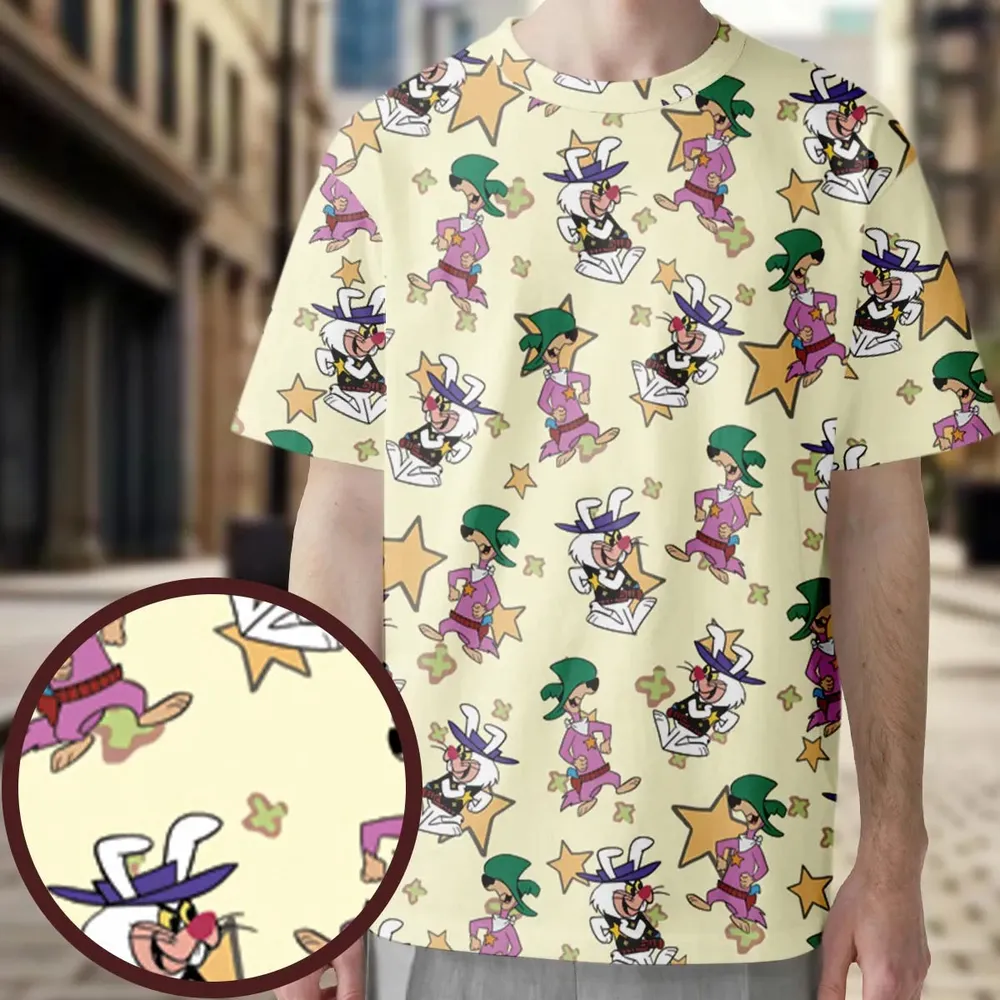 Ricochet Rabbit And Droop-A-Long All-Over Print Unisex T-Shirt - 3