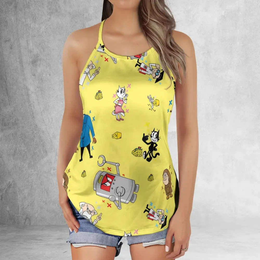 Felix The Cat Characters Criss Cross Tank Top - 2