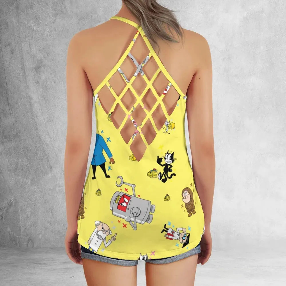 Felix The Cat Characters Criss Cross Tank Top - 3