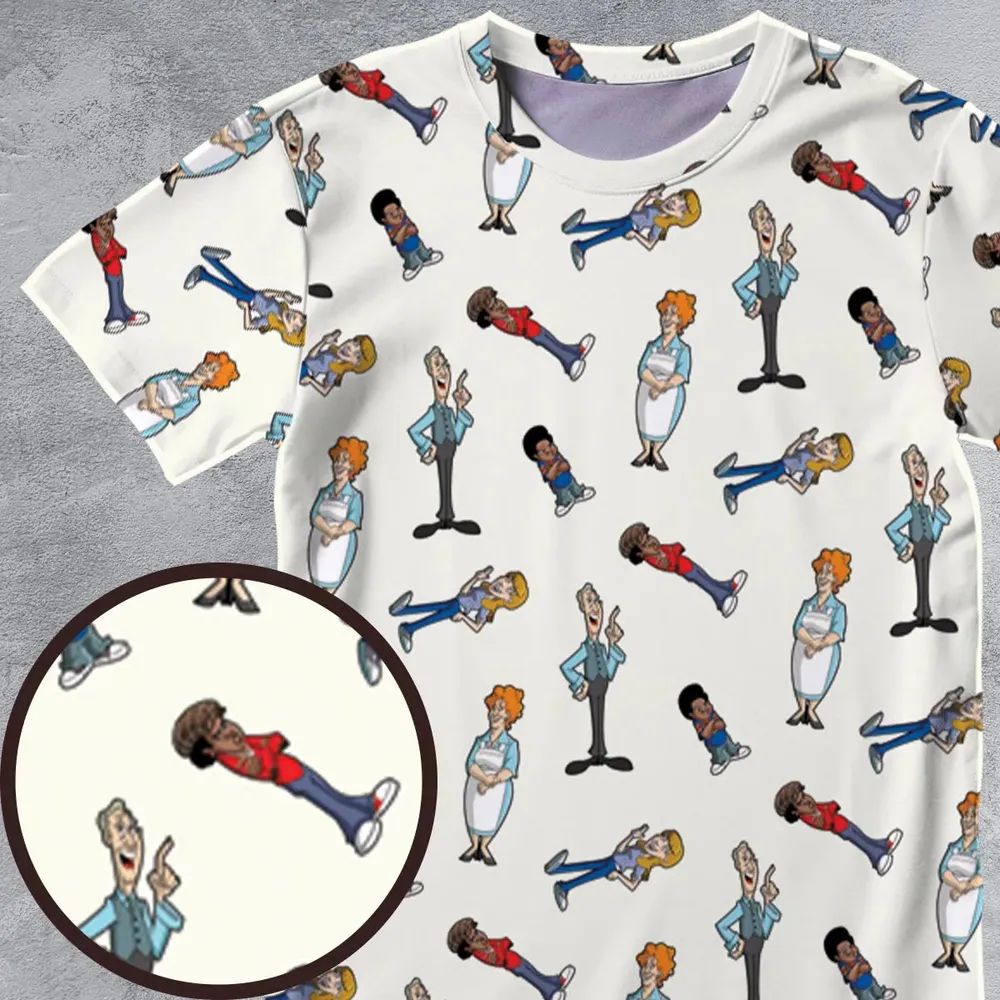 Different Strokes Drip All-Over Print Unisex T-Shirt - 4