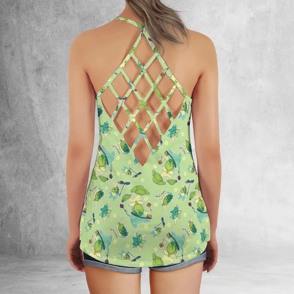 Find The Korok The Legend of Zelda Criss Cross Tank Top - 3