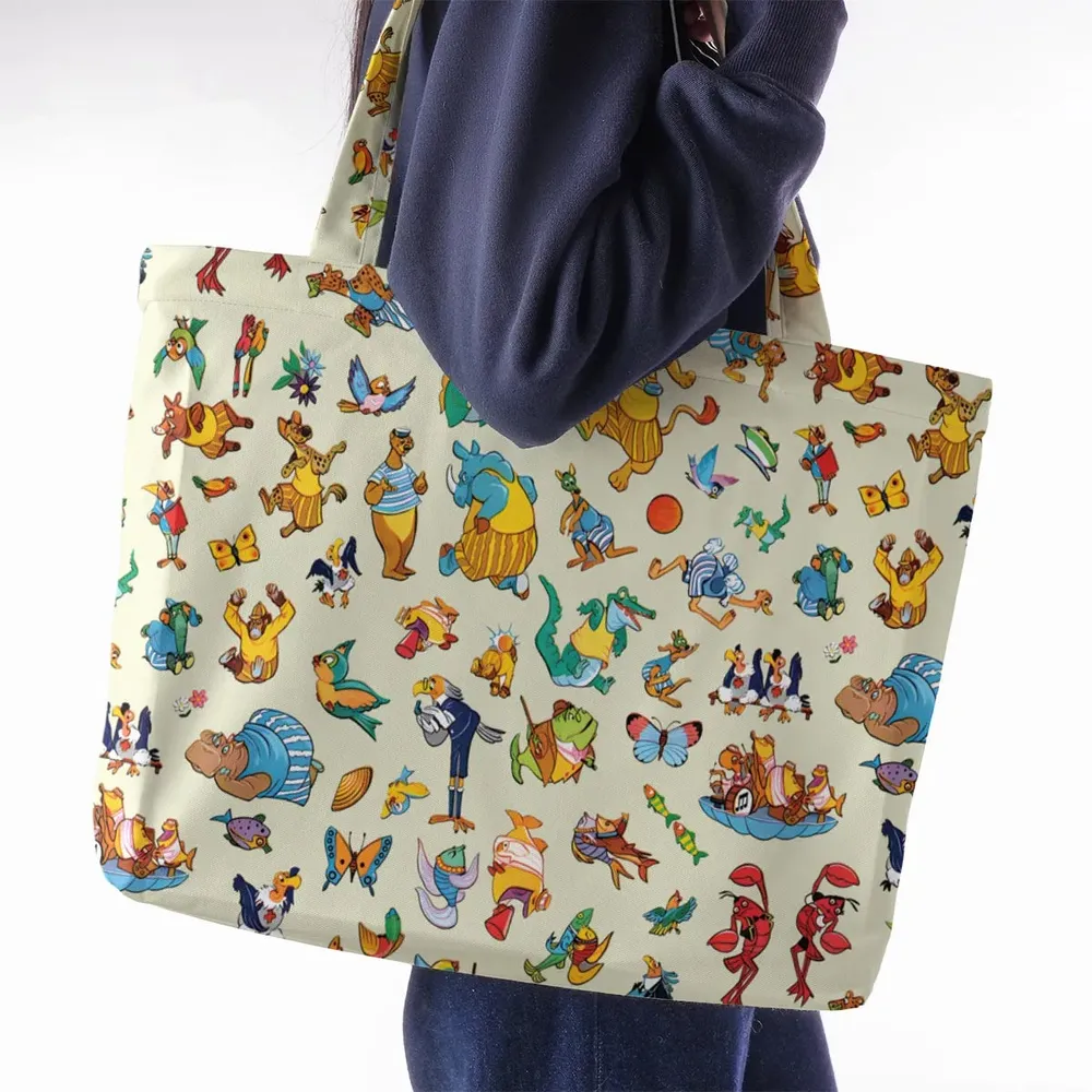 Bedknobs and broomsticks True Blue Team and the Dirty Yellow Team Large Tote Bag - 2