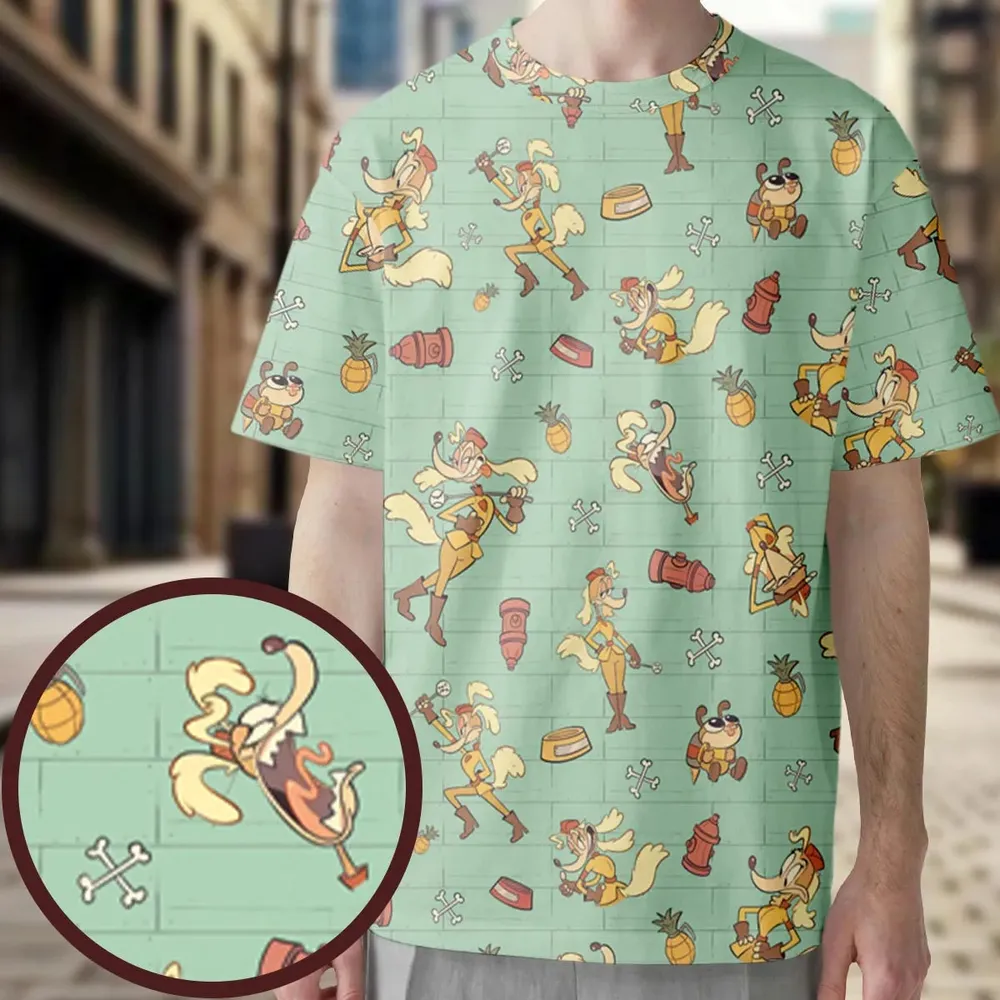 Sergeant O'Fera Cuphead All-Over Print Unisex T-Shirt - 3