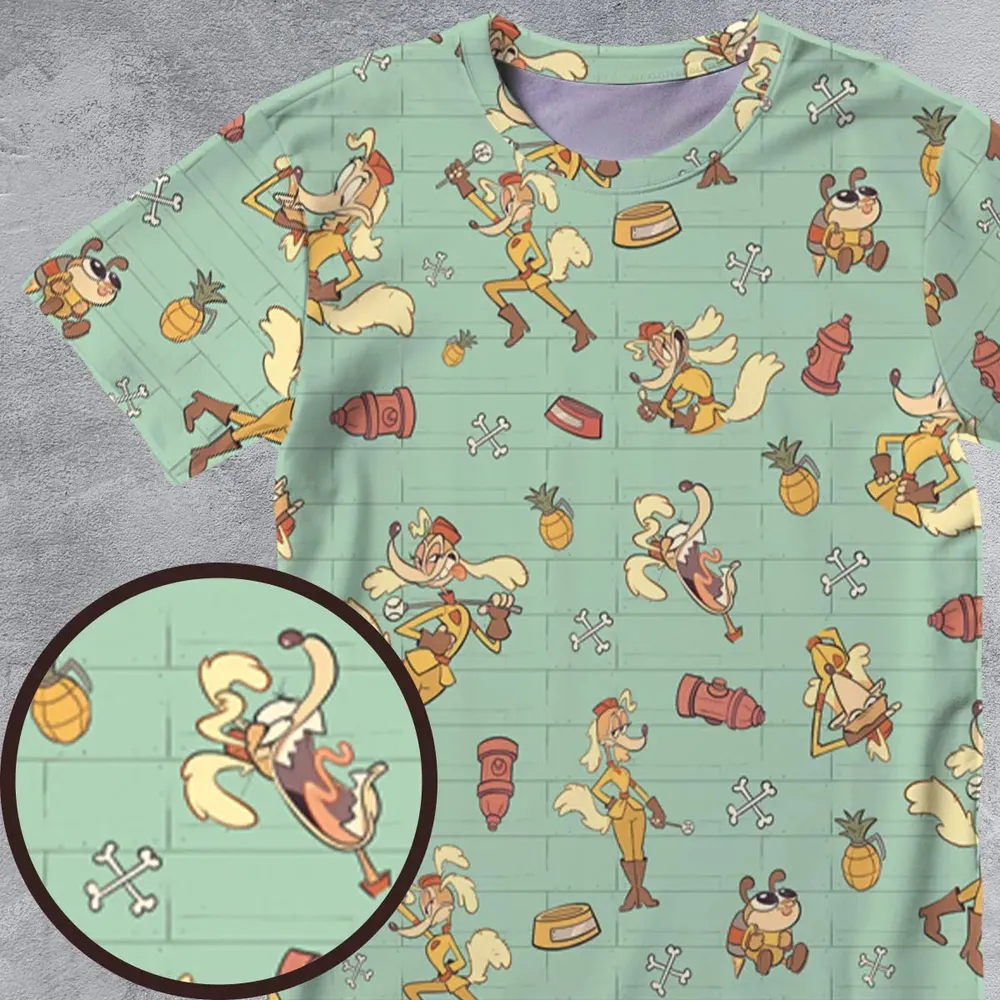 Sergeant O'Fera Cuphead All-Over Print Unisex T-Shirt - 4