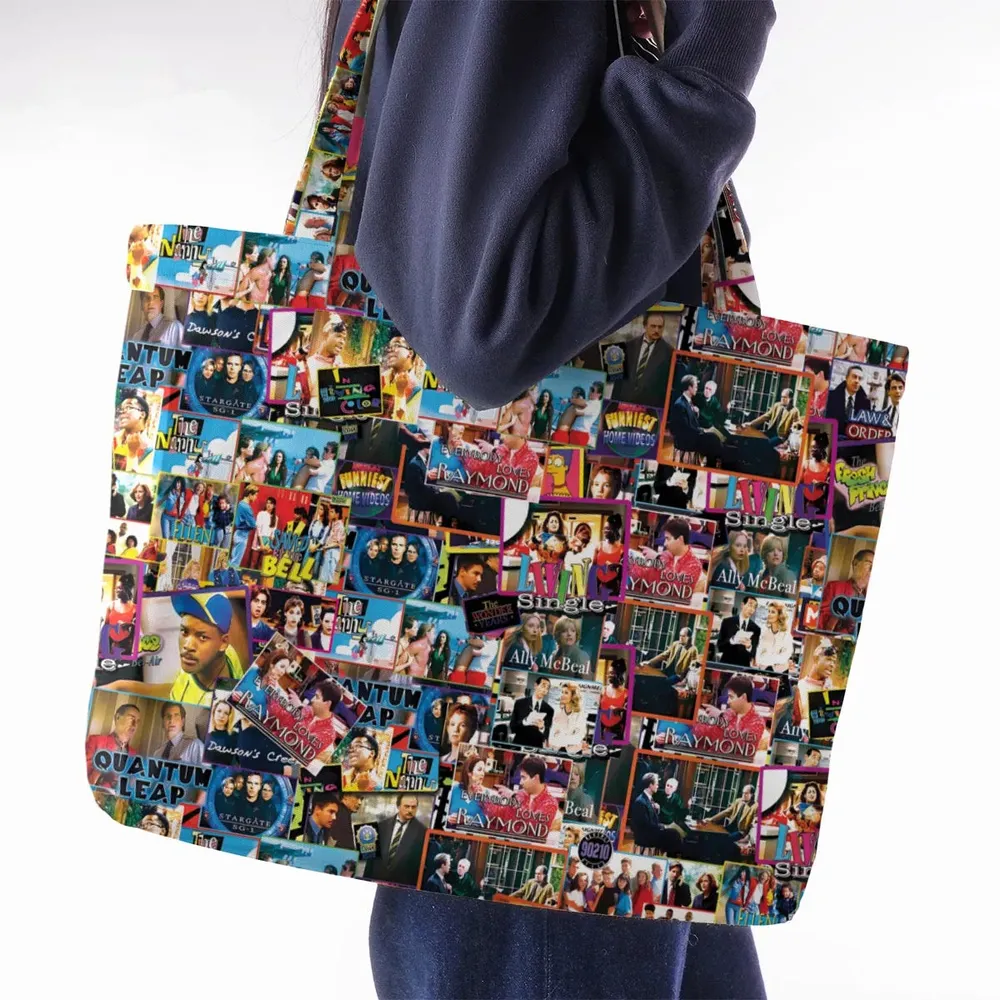 The 90s TV Shows Large Tote Bag - 2