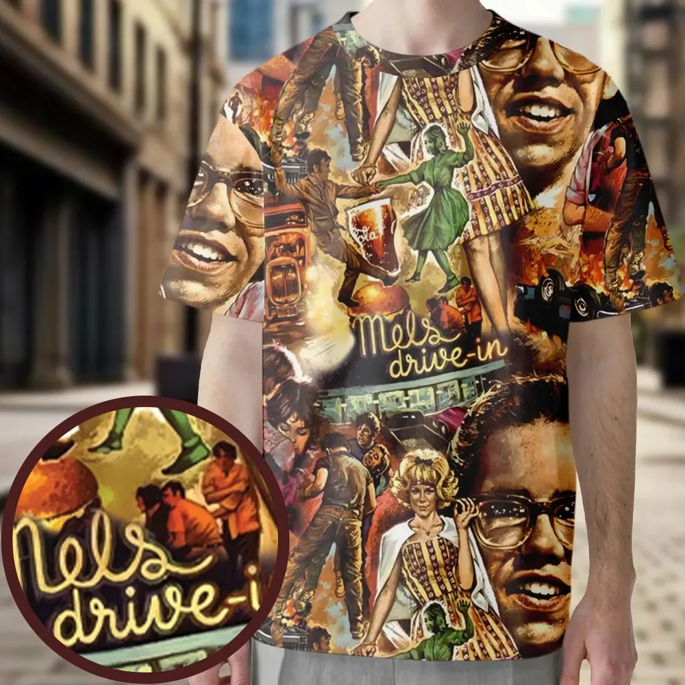 American Graffiti' cast on the movie All-Over Print Unisex T-Shirt - 3