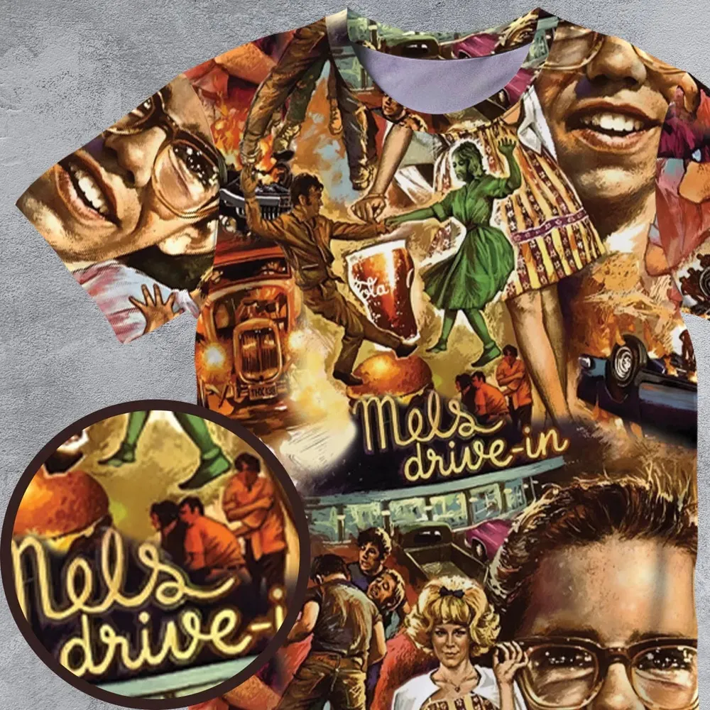 American Graffiti' cast on the movie All-Over Print Unisex T-Shirt - 4