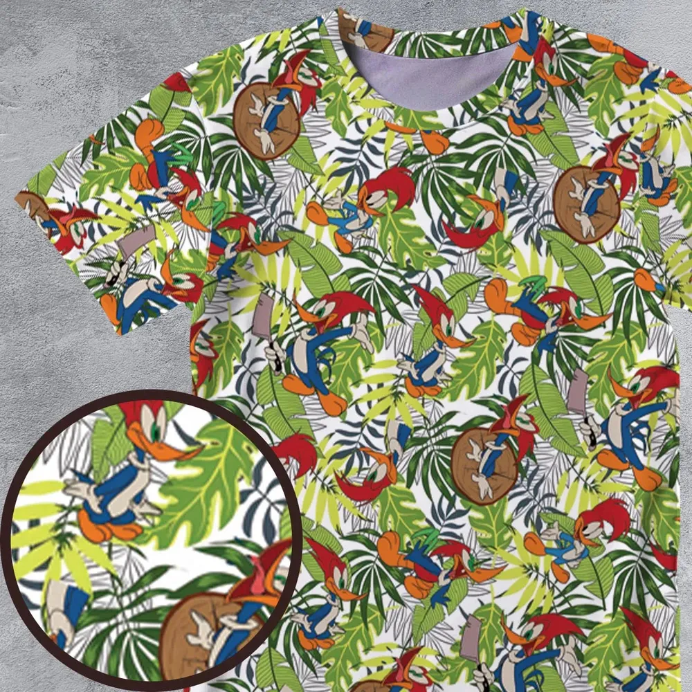 The New Woody Woodpecker Show All-Over Print Unisex T-Shirt - 4
