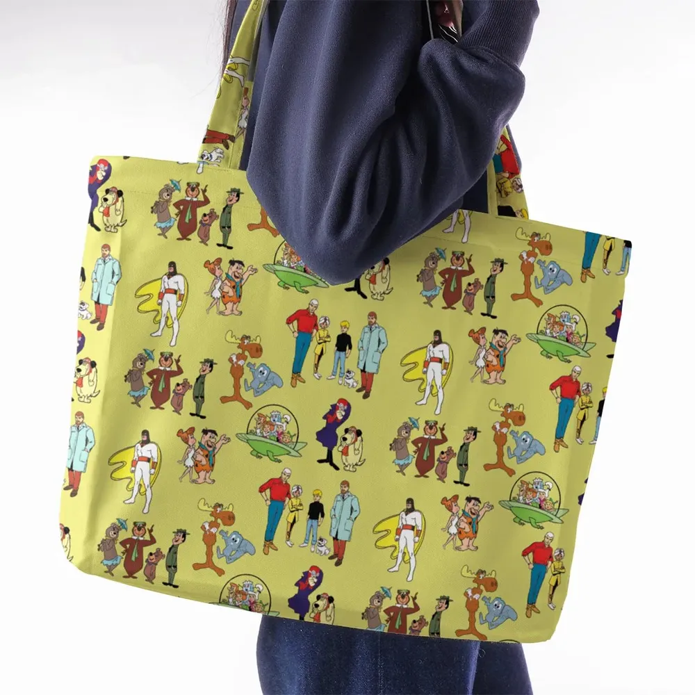 60s Cartoon Characters Large Tote Bag - 2