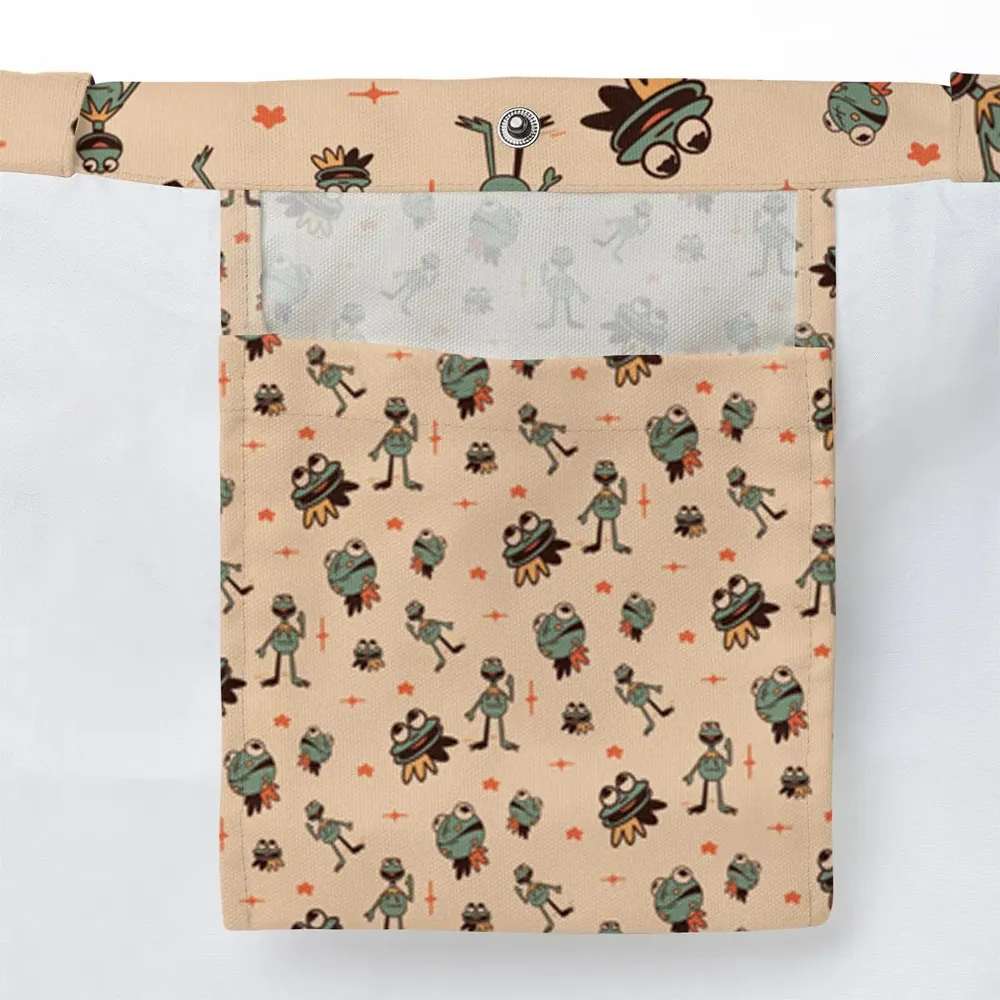 Kermit The Frog Doodles Large Tote Bag - 3