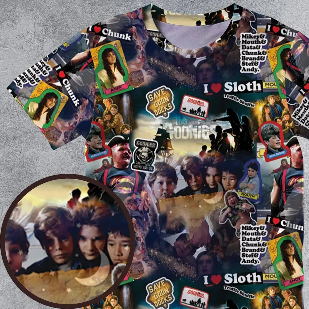 Goonies Rule The Goonies All-Over Print Unisex T-Shirt - 4