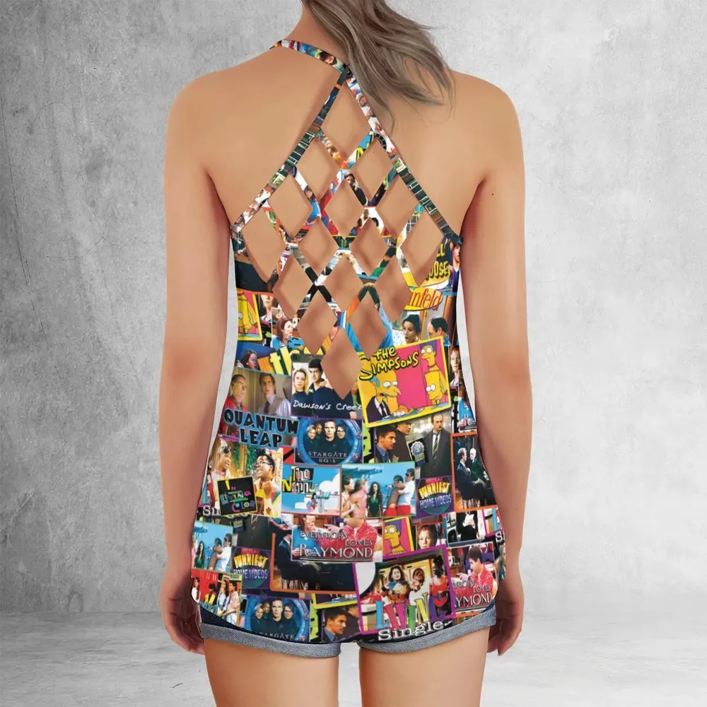 The 90s TV Shows Criss Cross Tank Top - 3