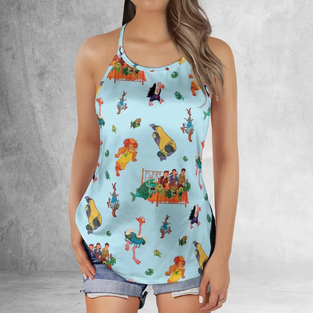 Bedknobs and broomsticks Characters Criss Cross Tank Top - 2