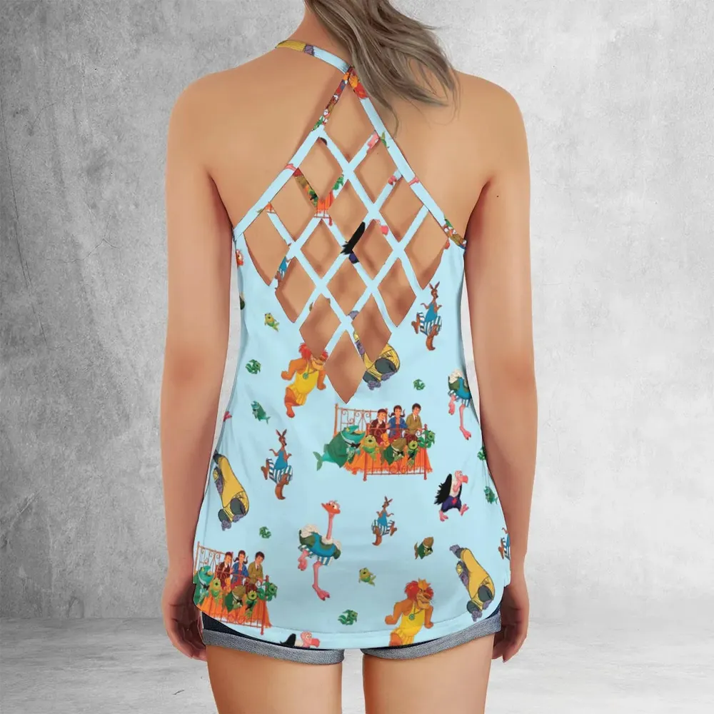 Bedknobs and broomsticks Characters Criss Cross Tank Top - 3