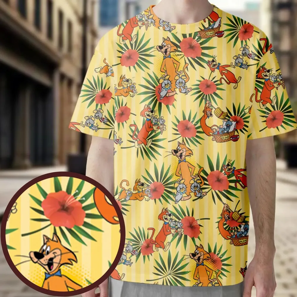 Pixie And Dixie And Mr. Jinks All-Over Print Unisex T-Shirt - 3