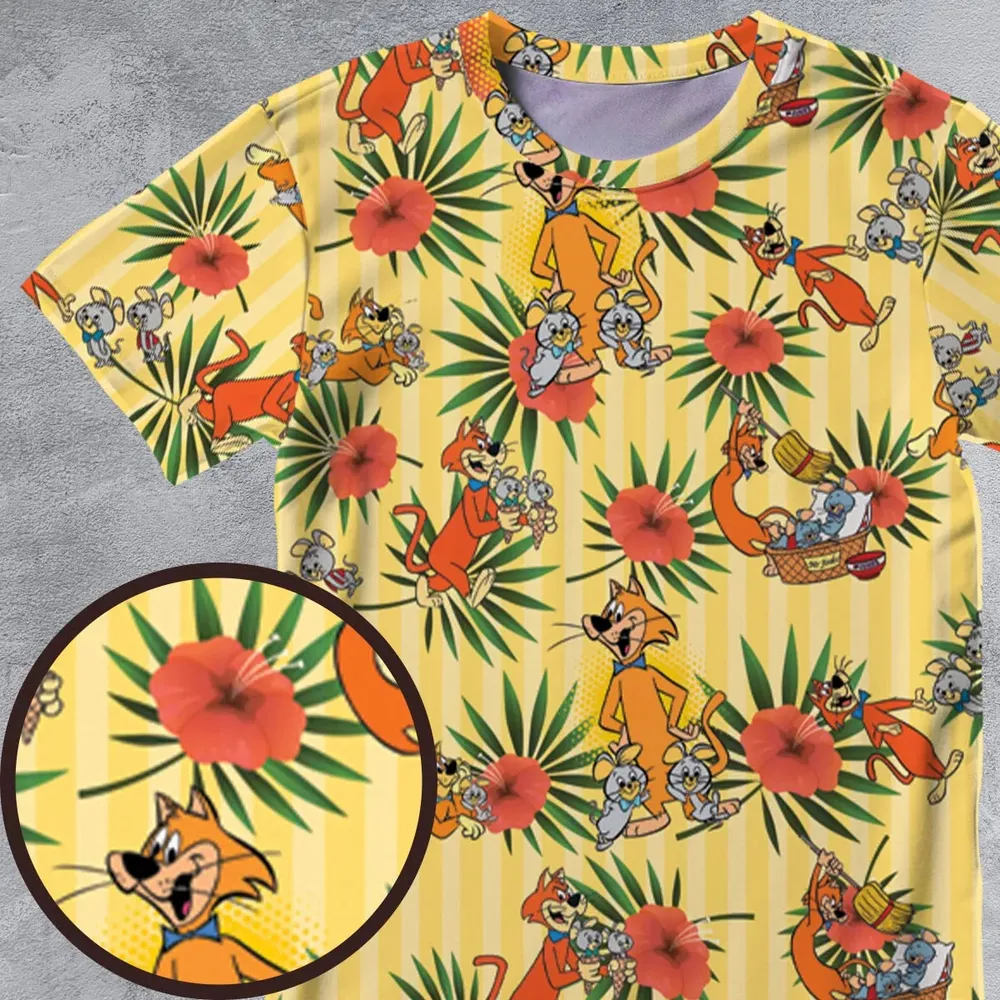 Pixie And Dixie And Mr. Jinks All-Over Print Unisex T-Shirt - 4