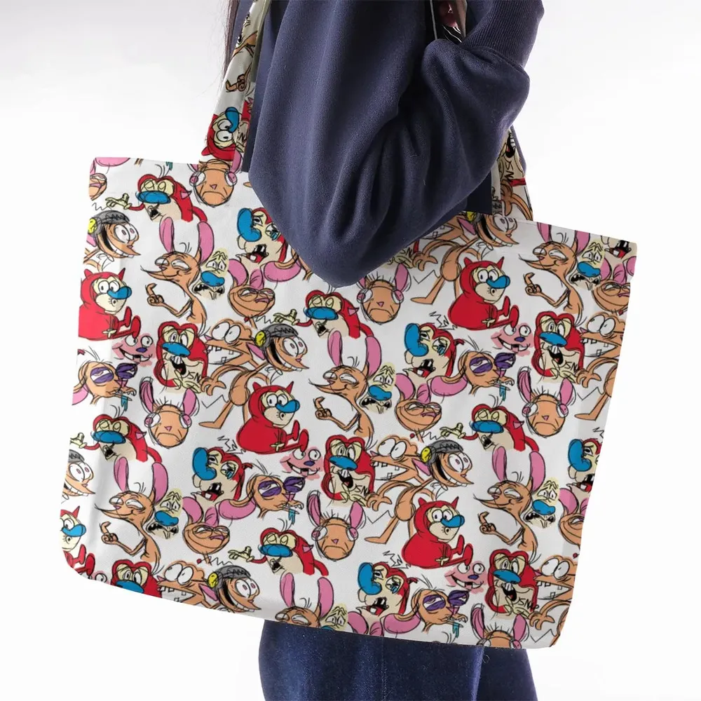 Insane Style The Ren and Stimpy Show Large Tote Bag - 2