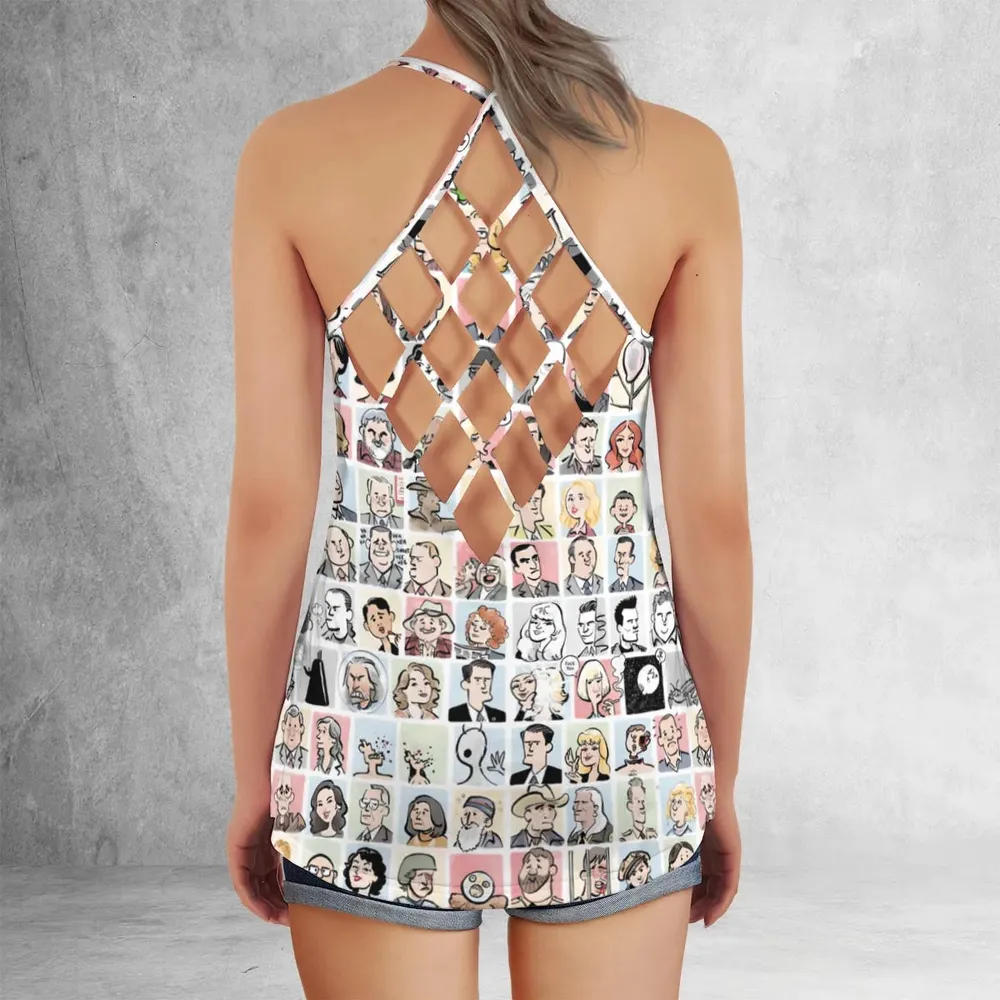 Many Faces of Twin Peaks Criss Cross Tank Top - 3