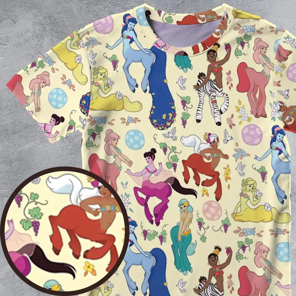 Centaurs Fantasia All-Over Print Unisex T-Shirt - 4