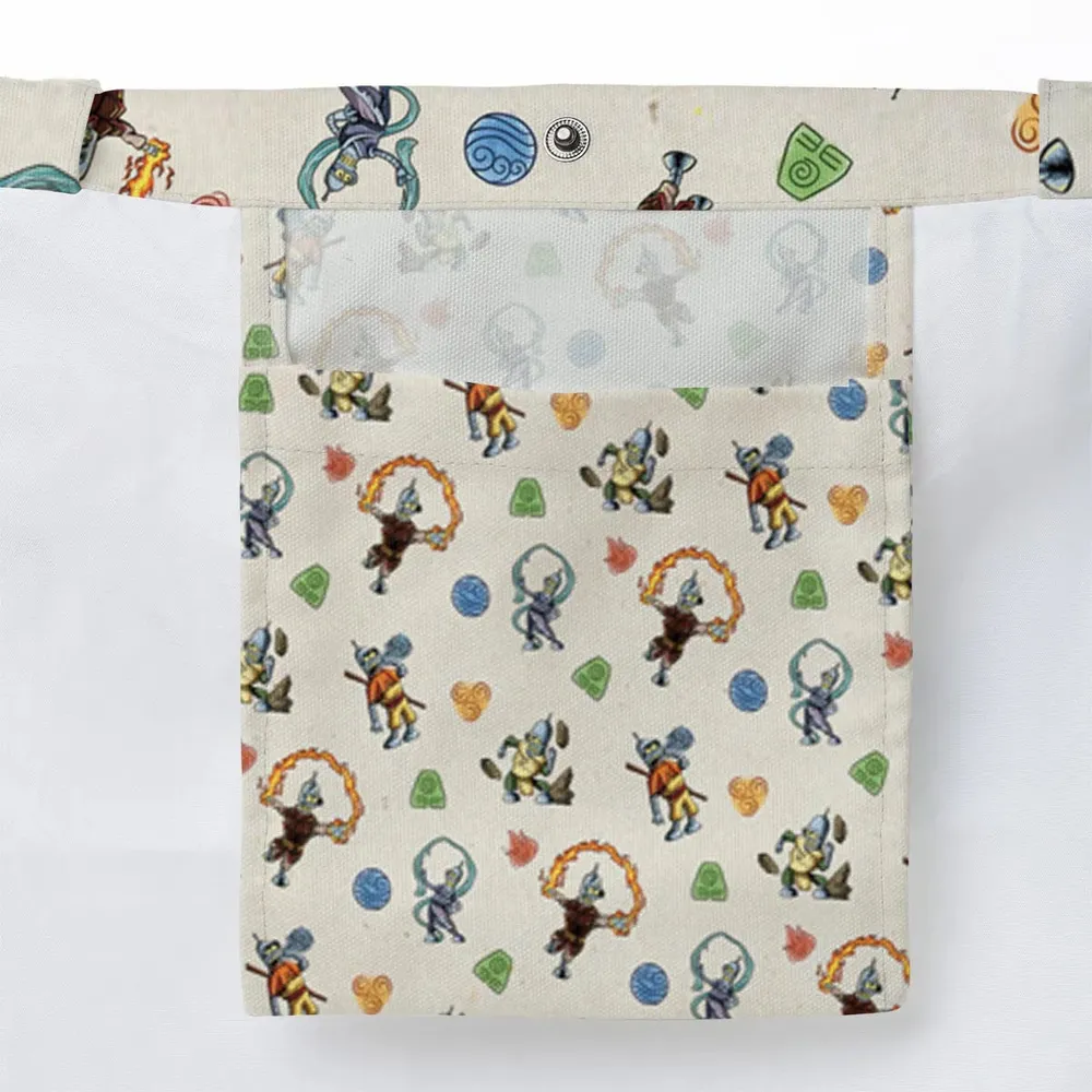 Water Earth Fire Air Bender Futurama Large Tote Bag - 3