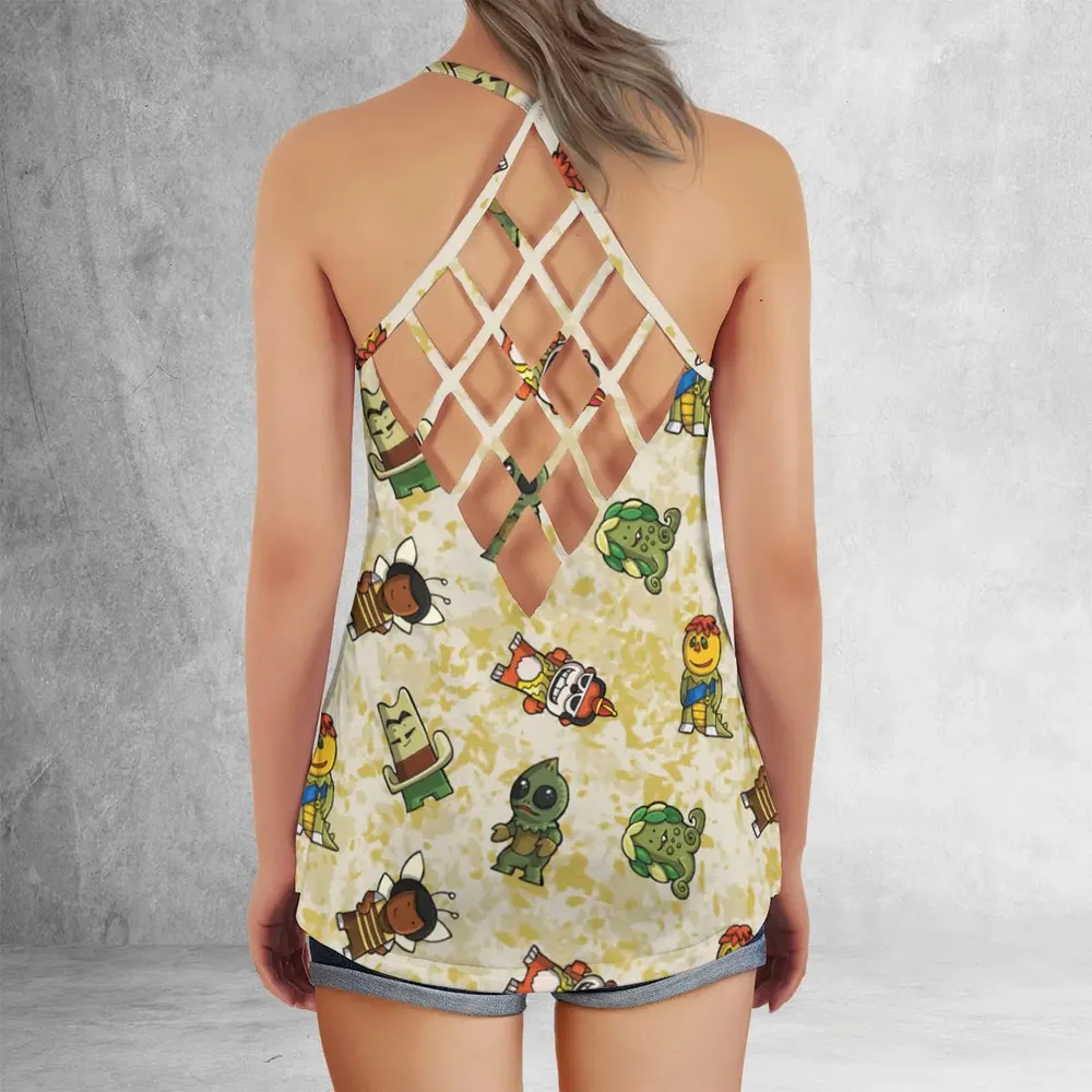 Sid and Marty Krofft Shows Criss Cross Tank Top - 3