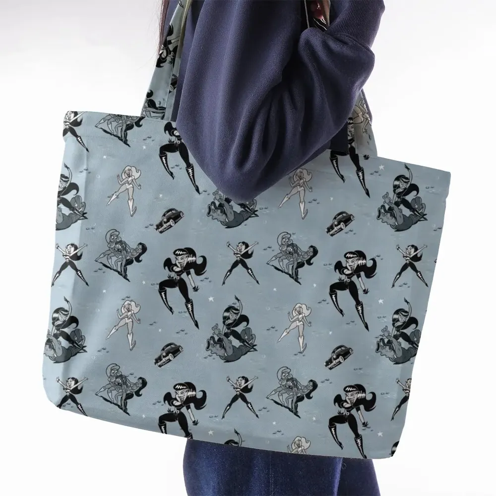 Faster Pussycat Kill Kill Characters Large Tote Bag - 2