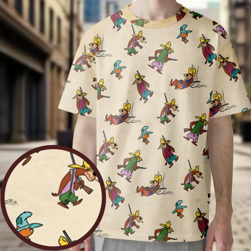 Hillbilly Cool Paw Rugg All-Over Print Unisex T-Shirt - 3
