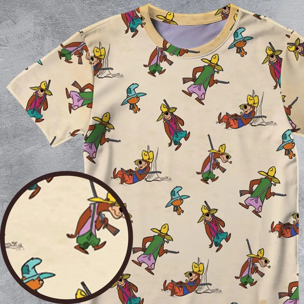 Hillbilly Cool Paw Rugg All-Over Print Unisex T-Shirt - 4