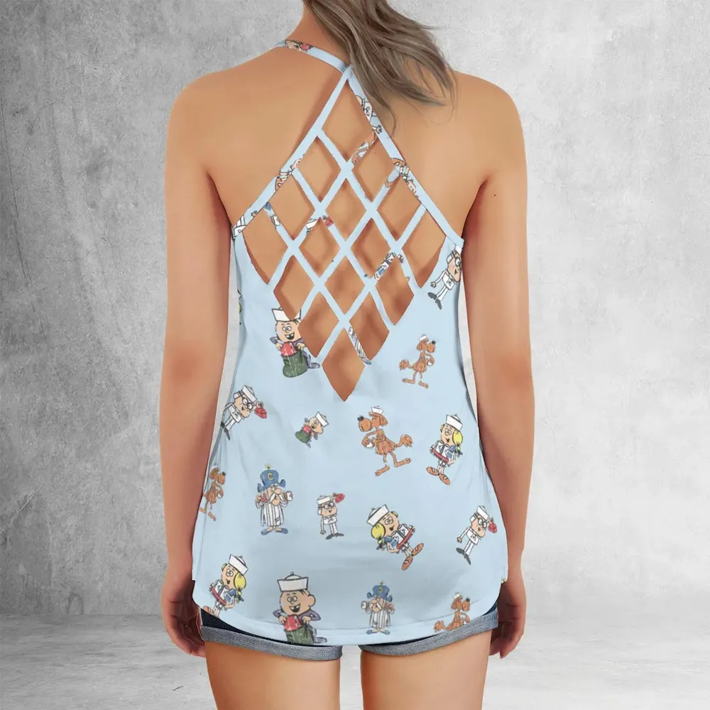 Vintage Crunch Cereal Criss Cross Tank Top - 3