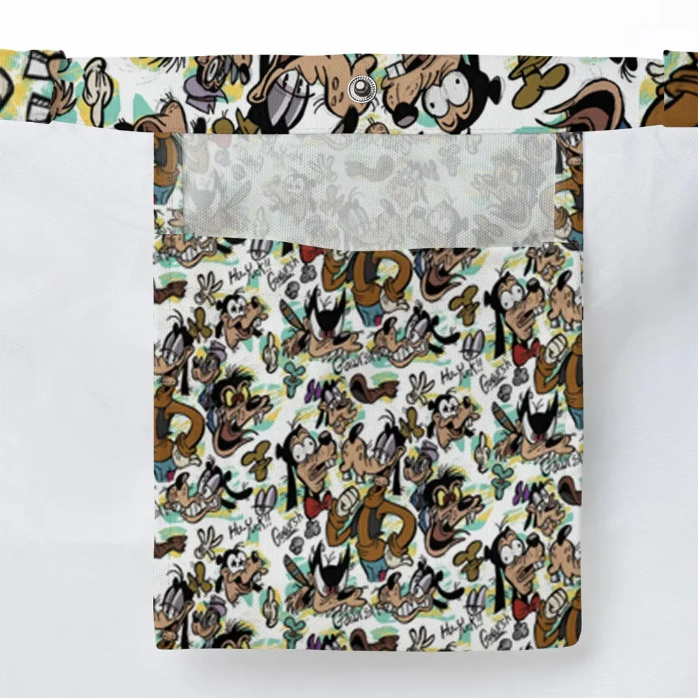 Many Faces Of Goofy Large Tote Bag - 3