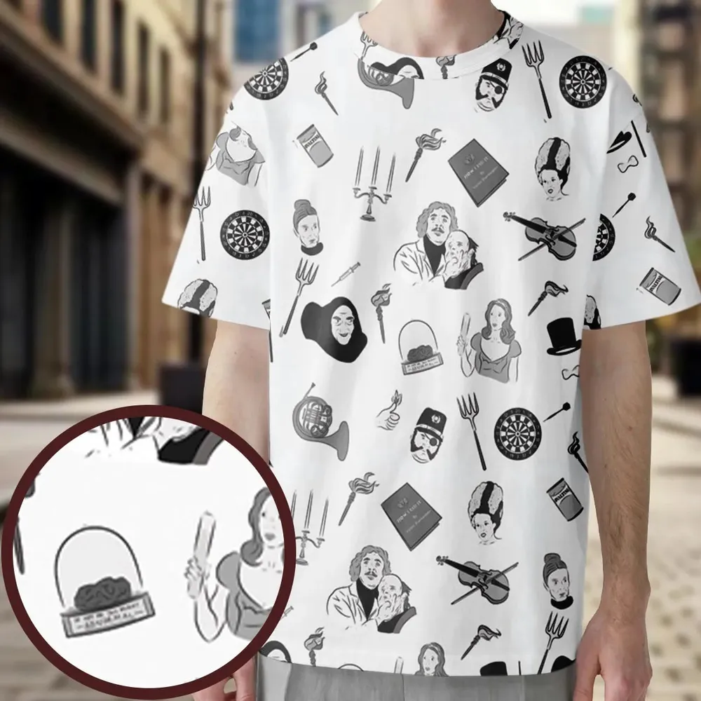 Pronounce Fronkenstein Young Frankenstein All-Over Print Unisex T-Shirt - 3