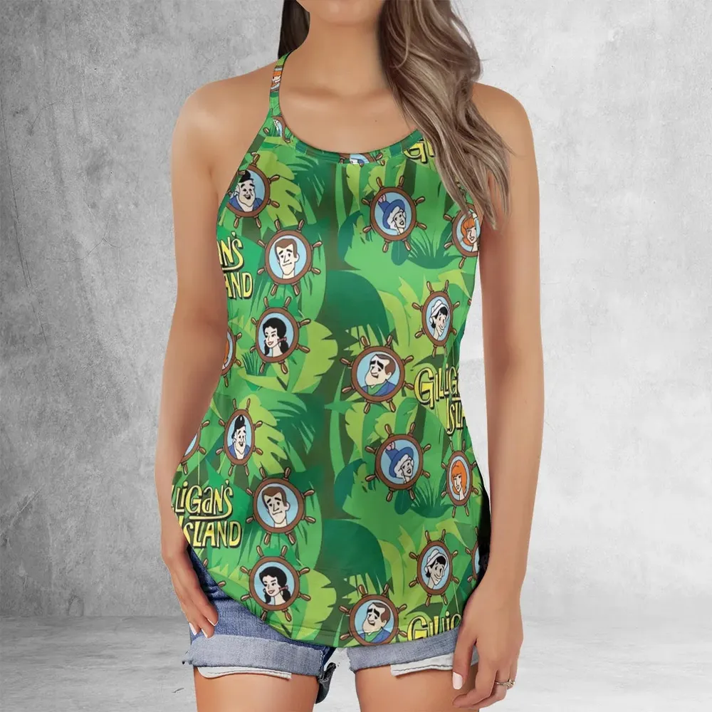 Gilligan's Island Characters Criss Cross Tank Top - 2