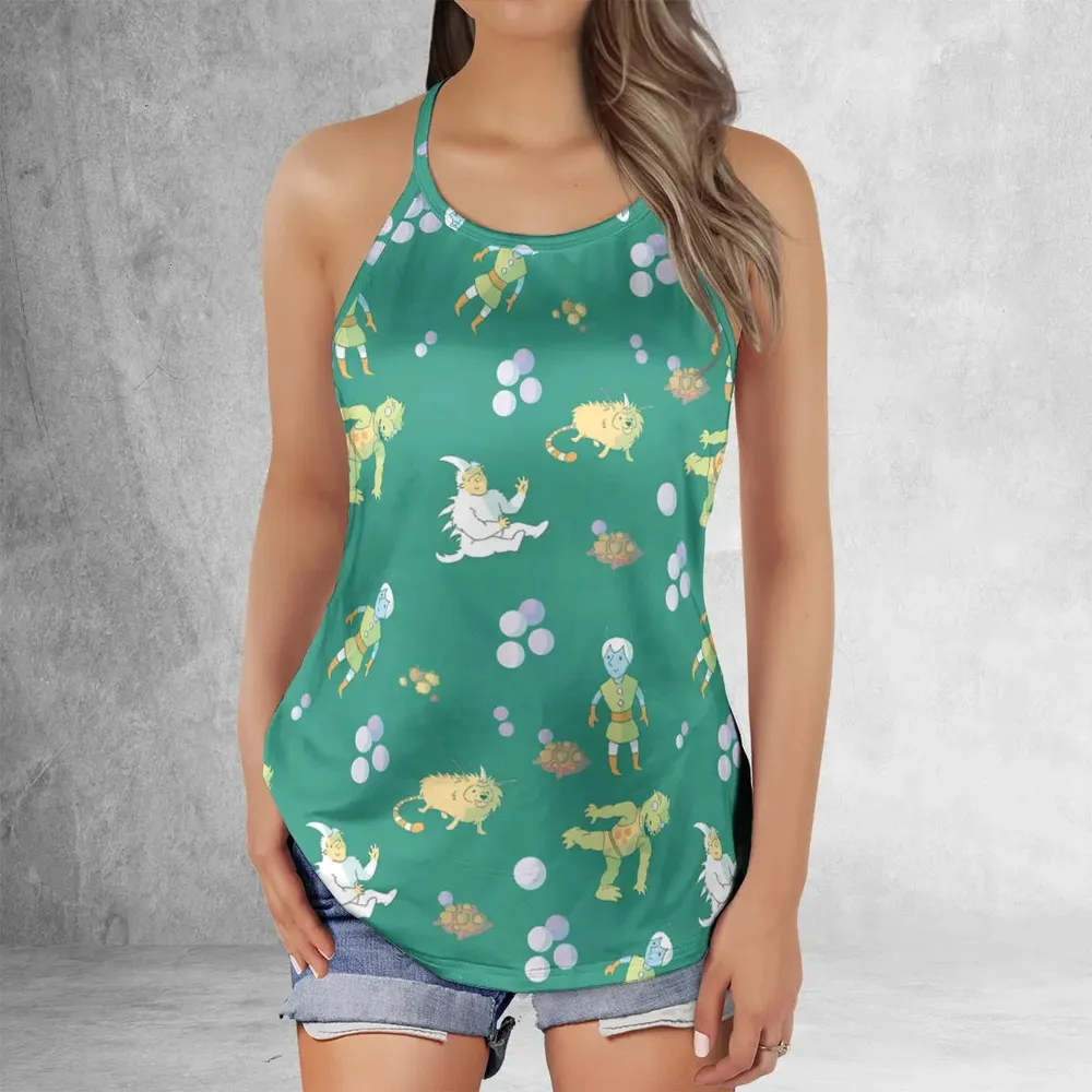 Gorn Alien Star Trek Criss Cross Tank Top - 2