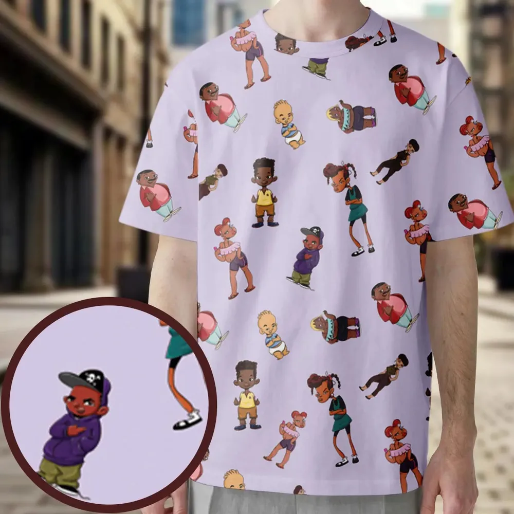 Bebe's Kids Characters All-Over Print Unisex T-Shirt - 3